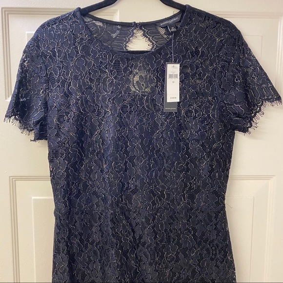 Banana Republic NWT Black Lace Holiday dress - Picture 5 of 10